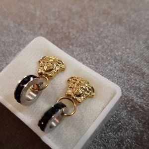 Medusa Charm Earrings